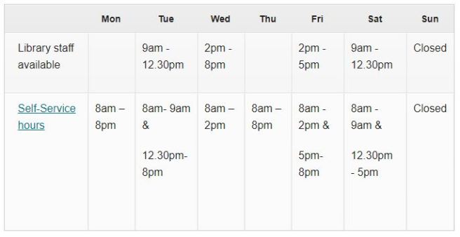 hendon library times
